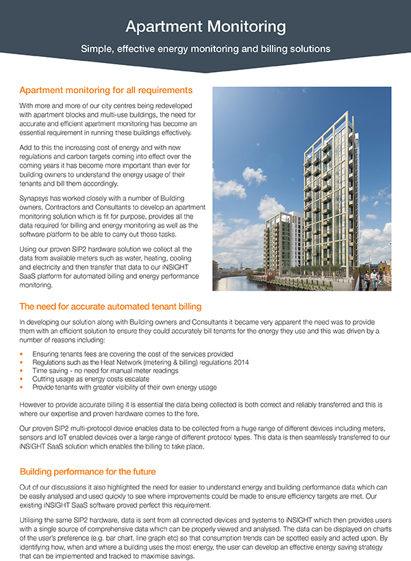 Apartment monitoring 2024