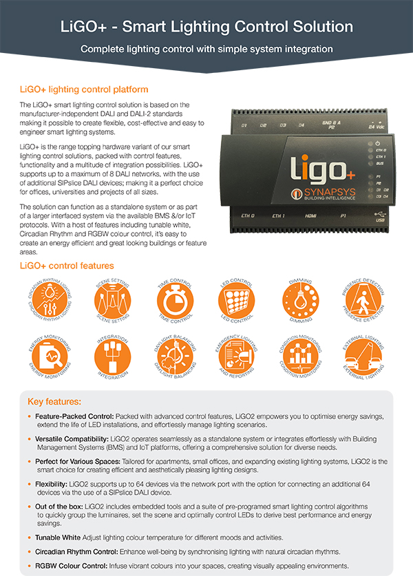 Synapsys LiGO+ Hardware product sheet_2024