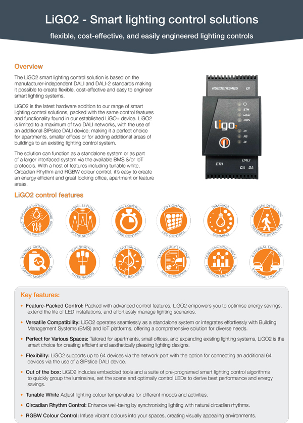 Synapsys LiGO2 lighting control_2023